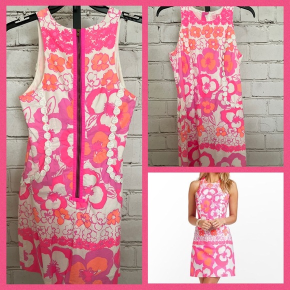 Lilly Pulitzer Dresses & Skirts - Lilly Pulitzer Pearl Shift, Pansy Dance, Size 2